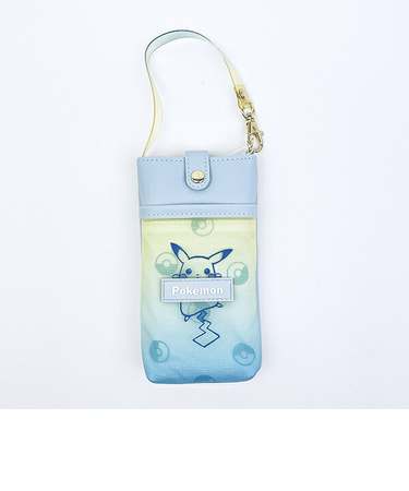 ポケットモンスター ピカチュウ グラデーション ストラップ付きメガネケース (ブルー) ポケモン