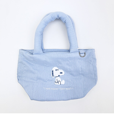 スヌーピー トートバッグ (ブルー) ぬいぐるみシリーズ SNOOPY