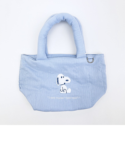 スヌーピー トートバッグ (ブルー) ぬいぐるみシリーズ SNOOPY