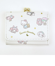 サンリオキャラクターズ コンパクト財布 アイボリー Sanrio