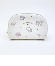サンリオキャラクターズ ラウンドポーチ アイボリー Sanrio