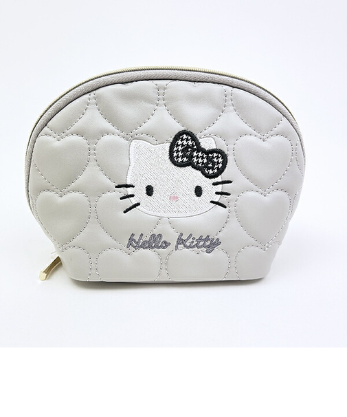 サンリオ ハローキティ ラウンドポーチ モノトーン Sanrio