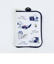 スヌーピー enjoy your trip トラベルスリムウォレット お財布 カードケース SNOOPY