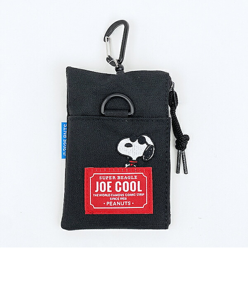 スヌーピー ジョー・クール リール付きパスポーチ 定期入れ パスケース SNOOPY