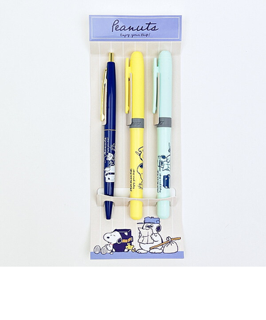 スヌーピー enjoy your trip ボールペン＆マーカーセット 文具 SNOOPY
