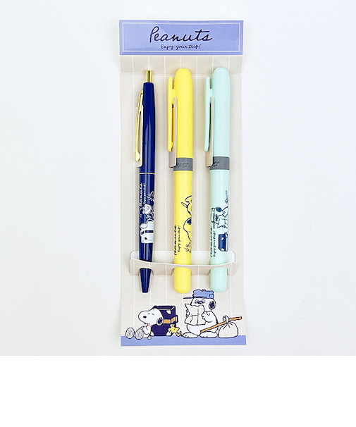スヌーピー enjoy your trip ボールペン＆マーカーセット 文具 SNOOPY