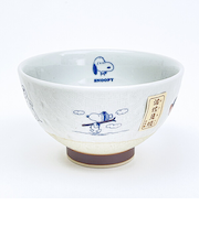 スヌーピー 茶碗 波佐見焼 白色 食器 日本製 SNOOPY