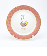 ミッフィー miffy 70th 記念プレート ピンク 食器 日本製