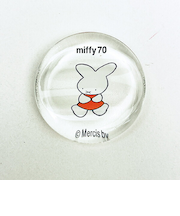 ミッフィー miffy 70th ナインチェ ガラス丸箸置き 食器 日本製