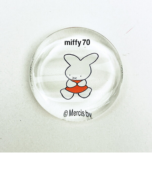 ミッフィー miffy 70th ナインチェ ガラス丸箸置き 食器 日本製
