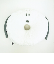 スヌーピー 円座クッション グレー SNOOPY