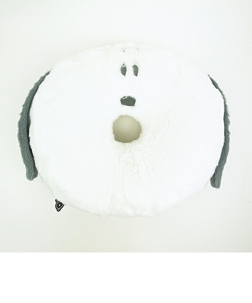 スヌーピー 円座クッション グレー SNOOPY