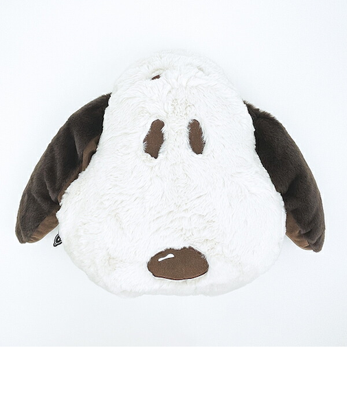スヌーピー フェイスクッション モカ SNOOPY