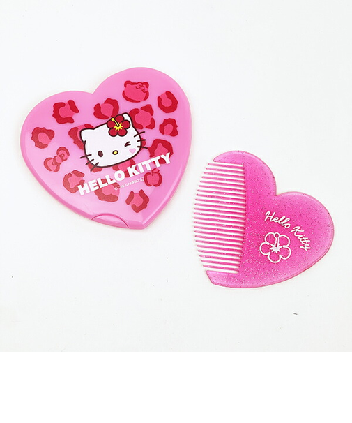 サンリオ ハローキティ Ｙ2Ｋ ハート型ミラーコーム 日本製 鏡 くし Sanrio
