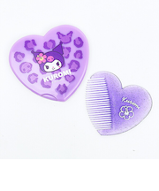 サンリオ クロミ Y2K ハート型ミラーコーム 日本製 鏡 くし Sanrio