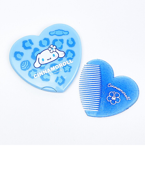 サンリオ シナモロール Ｙ2Ｋ ハート型ミラーコーム 日本製 シナモン 鏡 くし Sanrio