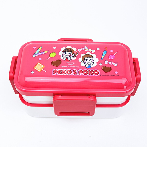 ペコちゃん ポコちゃん ふわっと弁当箱2段 おかし ランチ 日本製 不二家