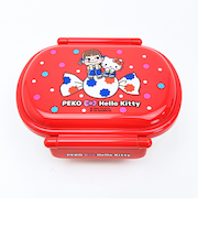 サンリオ ハローキティ × 不二家 ペコちゃん ふわっとフタタイトランチボックス なかよし 弁当箱 弁当箱 日本製 Sanrio