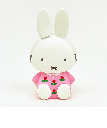 ミッフィー miffy シリコンがまぐちポーチ 3D POCHI ピンク ポーチ