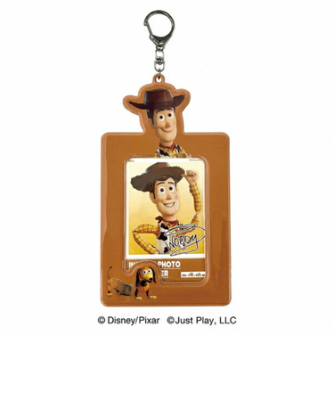 ディズニー トイストーリー ウッディ インスタントフォトキーホルダー 推し活 Disney