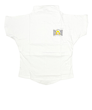 水森亜土 ワンポイント柄 ハイネック半袖Tシャツ(L) ホワイト アパレル