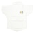 水森亜土 ワンポイント柄 ハイネック半袖Tシャツ(LL) ホワイト アパレル