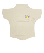 水森亜土 ワンポイント柄 ハイネック半袖Tシャツ(L) グレージュ アパレル