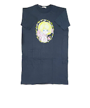 水森亜土 スーパーBIGTシャツ(M) ワンピース ネイビー アパレル