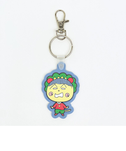 コジコジ ラバーキーホルダー (ガーン) ブルーグレー