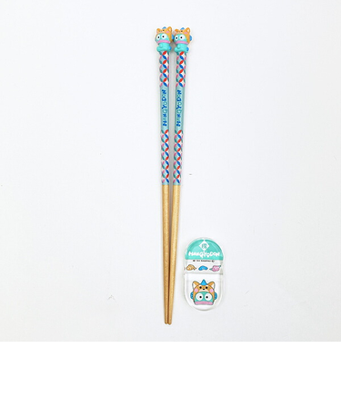 サンリオ ハンギョドン 『戌』 マスコット付き 箸・箸置き 干支シリーズ Sanrio