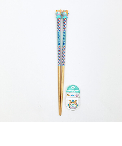サンリオ ハンギョドン 『戌』 マスコット付き 箸・箸置き 干支シリーズ Sanrio
