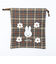 ミッフィー miffy 巾着 (ブラウン) キルティングチェックシリーズ