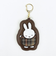 ミッフィー miffy キーホルダー (ブラウン) キルティングチェックシリーズ