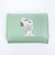 スヌーピー コンパクト三つ折財布 グリーン SNOOPY