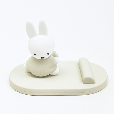 ミッフィー miffy マスコットモバイルスタンド アイボリー