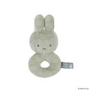 ミッフィー miffy x Little Dutch Flower ベビーラトル 抹茶グリーン ベビー 出産祝い