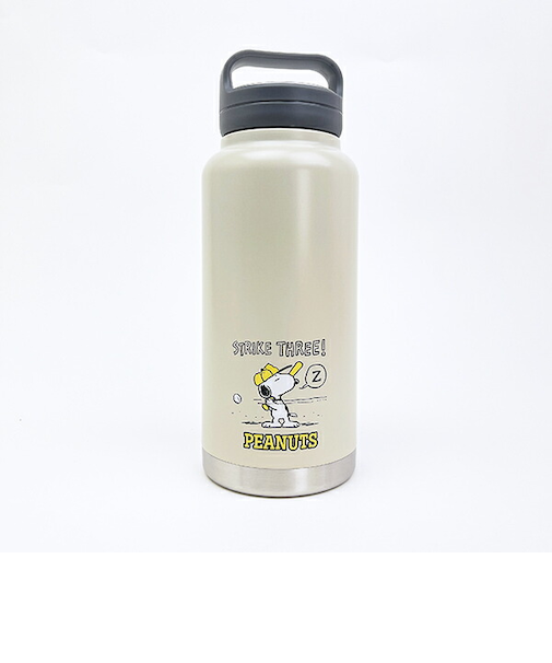 スヌーピー スクリューハンドルマグボトル(1000ml) ベースボール 水筒 ランチ SNOOPY