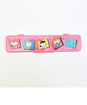 スヌーピー 抗菌音が鳴らないコンビセット ピンク ランチ PEANUTS 75th Anniversary SNOOPY