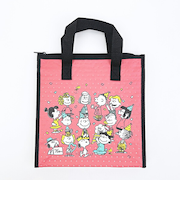 スヌーピー 不織布ランチバッグ ピンク ランチ PEANUTS 75th Anniversary SNOOPY