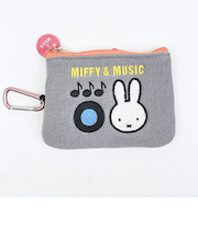 ミッフィー miffy パスケース (グレー) MIFFY＆MUSICシリーズ