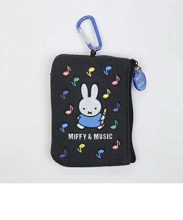 ミッフィー miffy パスケース (ブラック) MIFFY＆MUSICシリーズ