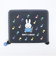 ミッフィー miffy ステーショナリーケース (ブラック) 文具 MIFFY＆MUSICシリーズ