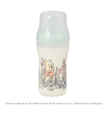ディズニー クマのプーさん パーフェクトマッチほ乳びん (260ml) 適温目盛り付き ベビー Disney
