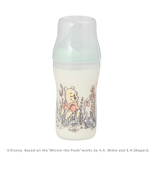 ディズニー クマのプーさん パーフェクトマッチほ乳びん (260ml) 適温目盛り付き ベビー Disney