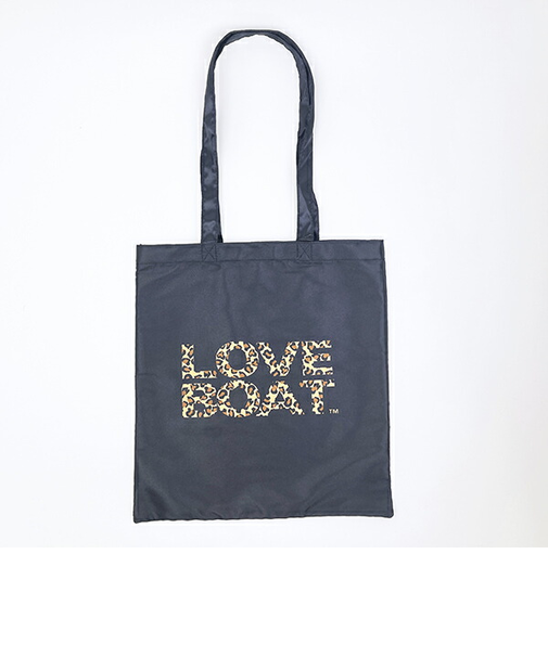 LOVEBOAT(ラブボート) サテン トートバッグ (ブラック)