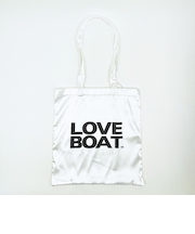LOVEBOAT(ラブボート) サテン トートバッグ (シルバー)