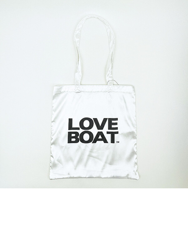 LOVEBOAT(ラブボート) サテン トートバッグ (シルバー)