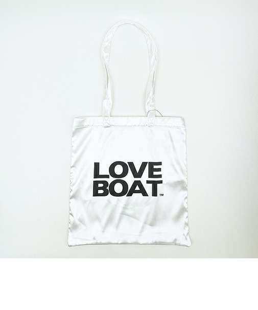 LOVEBOAT(ラブボート) サテン トートバッグ (シルバー)