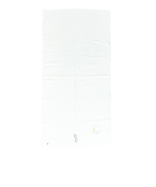 スヌーピー PEANUTS 75th かるわた バスタオル ホワイト 今治 日本製 西川 SNOOPY