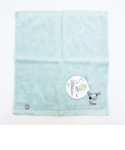 スヌーピー PEANUTS 75th かるわた ウォッシュタオル グリーン 今治 日本製 西川 SNOOPY